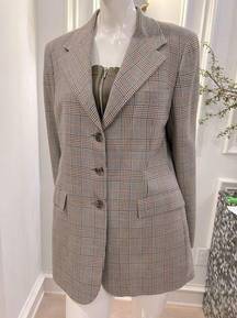 Ecru Color Pietrafesa Italian Fine Wool Blazer for Spring