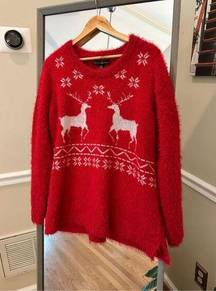 French Laundry Red Christmas Sweater Size XL