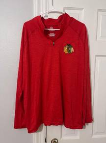 Chicago Blackhawks Long Sleeve Half Zip