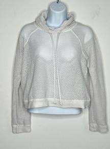 Koral Activewear Pump Mesh Crop Pullover SIZE M