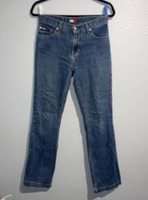 Vintage Dark Wash Flare Jeans