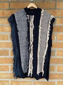 3.1 Phillip Lim fringe vest size large