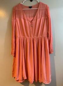 Torrid Pink Dress Size 1X