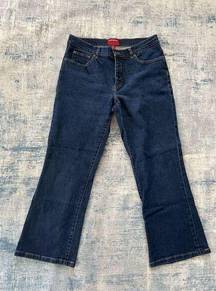 Chaps Denim Dark Wash Madden Bootcut Jeans Size 12