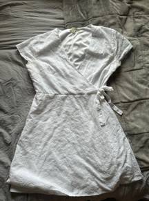 White Wrap Dress