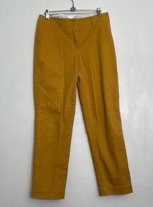 LANDS END WOMENS “FIT 2” SUNFLOWER PANTS SIZE 8