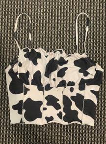 SheIn Cow Print Tank Top