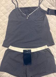 Blue Polka Dot Set