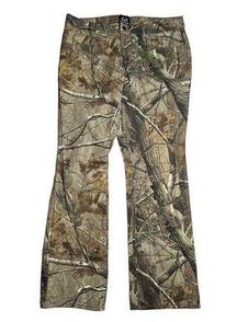 NEW RealTree Womens Camouflage Camo Hunting Bootcut Pants Jeans Stretch Sz 16