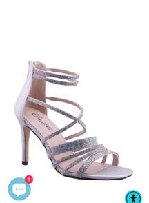 Silver Heels For Prom