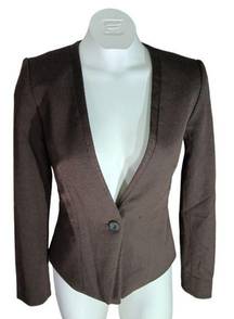 Antonio Melanie Brown Woman's Blazer EUC size 2