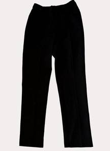 Isaac Mizrahi Live Slim Leg Dress Pants Black 8 NWOT