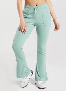 Gymshark Mint Green Maya Blue Flare Ribbed Leggings Pause Pants