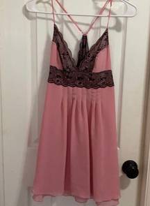 Victoria’s Secret Chiffon And Lace Babydoll 