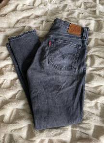 Levi’s Washed Black High-Rise Mom Jeans