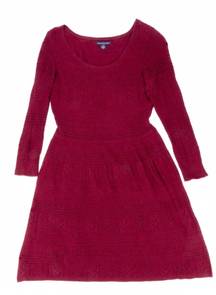 American Eagle Cherry Wine Knit Dress