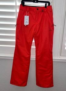 Volcom NWT  Frochickie Insulated Snow Board Pants Size Small Orange Red