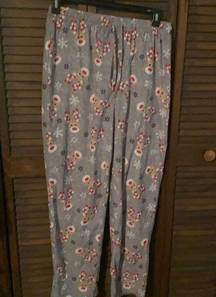 Rudolph fleece pajama bottoms