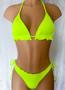 Boutique Lime, Neon, Bikini Set