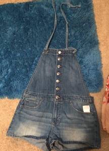 American Eagle Halter denim romper never worn