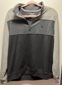 IZOD Grey Quarter Zip Up