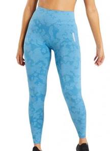 Gymshark Adapt Camo Seamless Leggings - Blue