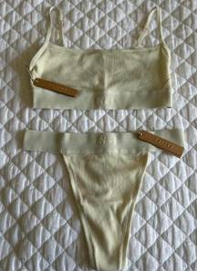 cotton ribbed set