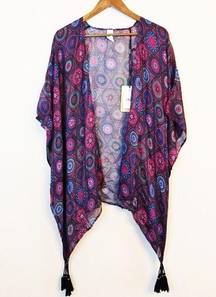 Akula Kimono Eastern Tile Ocean M/L NEW