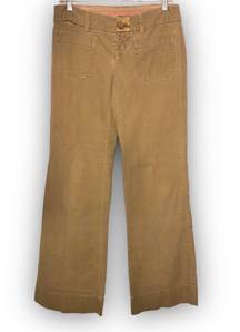 American Eagle Vintage Y2K  Low Rise Flare Button fly Tan Pants 90s 2