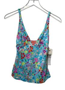 VERA BRADLEY Superbloom Tankini Top Floral Beach Swim NWT Medium 8/10