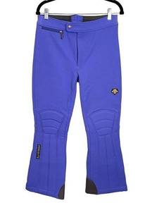 Descente Women's Purple Blue Snow Ski Sportswear Giselle Pants Size 34R