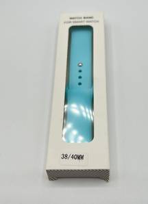 Women's Silicone Solid Color Apple Watch Strap in Light Blue NWT MSRP $20