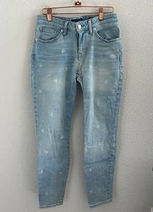 Lucky Brand  Low Rise Skinny Lolita Ankle Denim Stretch Jeans Embroidered 4 / 27