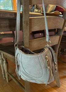 Gray Crossbody Purse