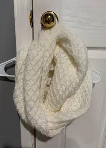 White Infinity Scarf