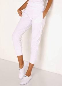 Vitamin A White Organic Rib Joggers Womens Size S