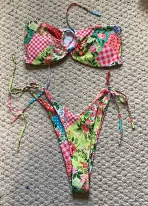 SheIn Shien Patchwork Bikini Set