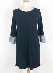 Pleione Women's Little Black Shift Dress S Small Office/Career/Work/Party EUC