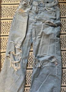 American Eagle Jeans Super High Rise Baggy Wide Leg