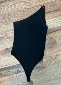 ZARA One Shoulder Black Body Suit