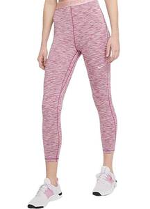 Nike NWT  Women's PRO Space DYE Cropped Training Tights Sweet Beet / pink