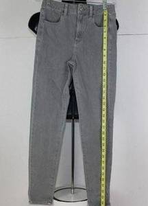 American Eagle  OUTFITTERS SUPER HI RISE JEGGING NEXT LEVEL STRETCH SZ 0 GRAY