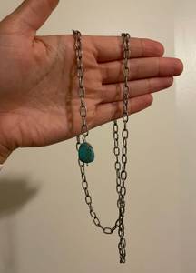 Turquoise Lariat Necklace