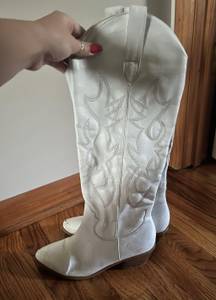 Billini White Cowboy Boots