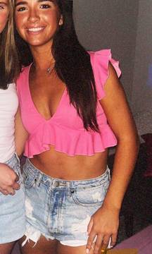 Pink Crop Top