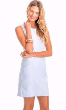 NWT - , Women's Paislee Seersucker Shift Dress in Light Blue Sz 12