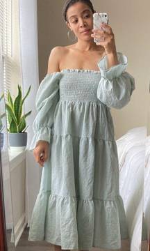 Smocked Ruffle Dress