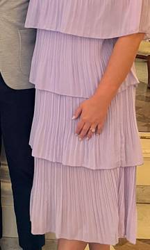 Lilac Midi Dress