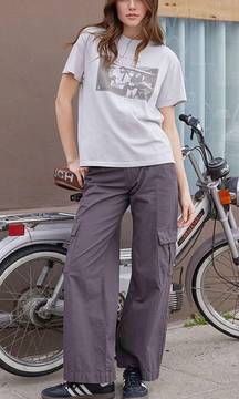 low rise cargo pants