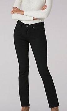 Lee Reg Fit Bootcut Mid-Rise Jeans in Black, Size 18M